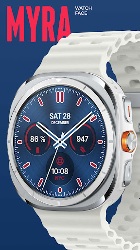 Myra Classic Analog Watch Face screenshot 5