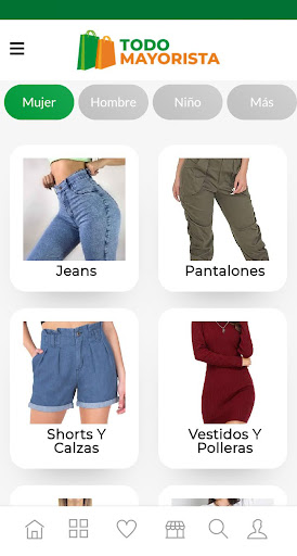 Android application Todo Mayorista screenshort
