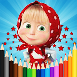 Masha And The Bear Coloring Book icon
