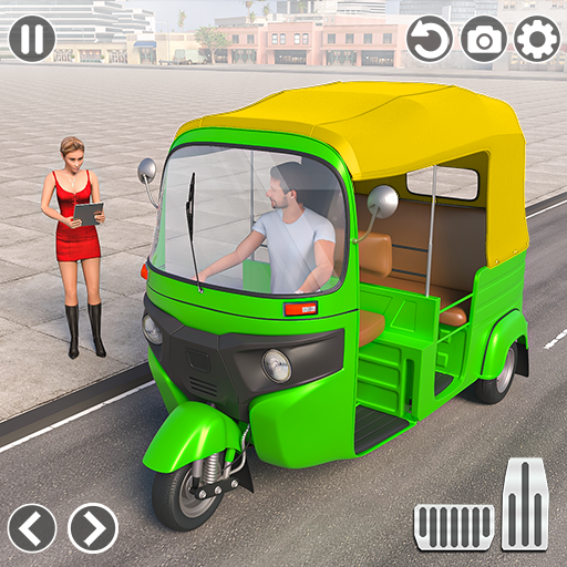 Rickshaw Driver Tuk Tuk Game logo