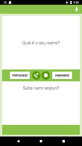 Android application Portugis-Sunda Panarjamah screenshort