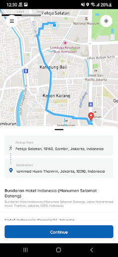 Android application MN Taxi screenshort