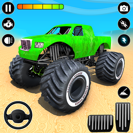 Mega Ramp Monster Truck Stunts logo