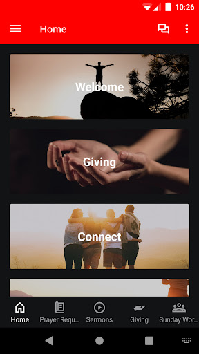 Android application Stanton Christian Church screenshort