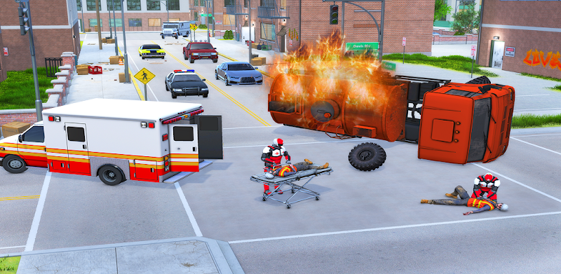 Light Speed Hero Rescue Mission: City Ambulance