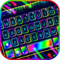 Тема для клавиатуры Super Neon 3d