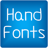Hand2 fonts for FlipFont® free icon