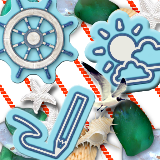 +HOMEアイコンパック Blue Marina logo