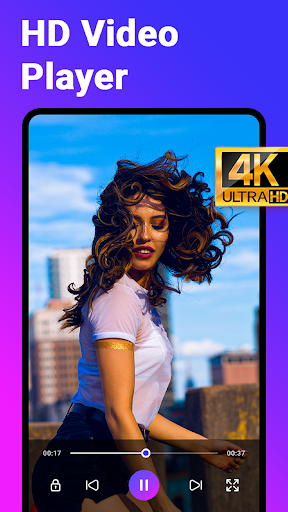 Android application Video Player screenshort