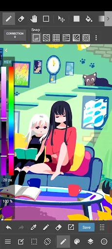 MediBang Paint screenshot 2
