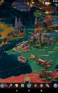 Earth 3D - Captura de tela do Atlas Mundial