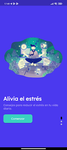 Android application Consejos antiestrés bienestar screenshort
