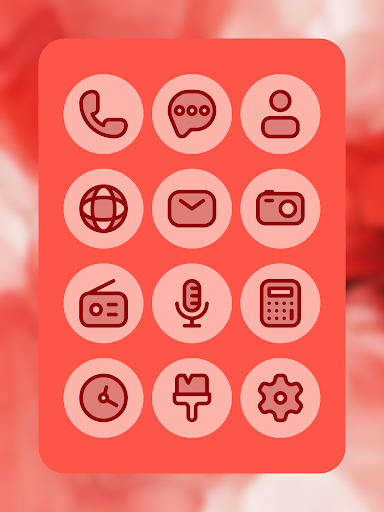 Android application Coral You - Icon Pack screenshort