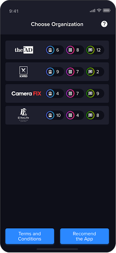 Android application MeMate screenshort