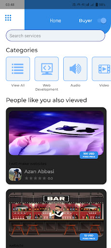 Android application Joberis screenshort