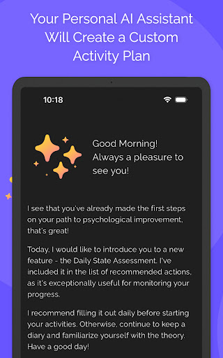 Screenshot of MindHealth: CBT Mental Health