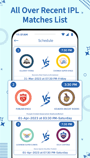 IPL 2023 Schedule  Live Score