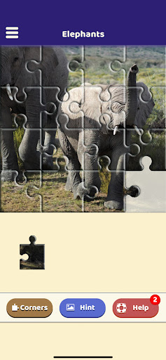 Elephant Love Puzzle Screen 2