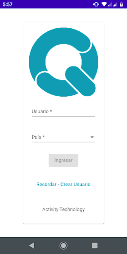 Android application qcustomerreports screenshort