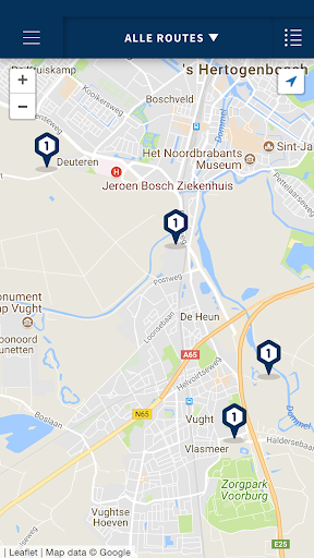 Android application Knooppunt Vught screenshort