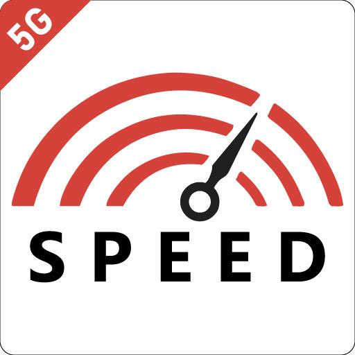 Speed test 5G , 4G wifi fiber logo