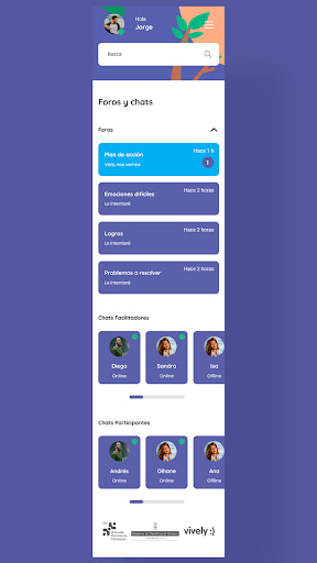 APP Actívate por tu salud Screen 3