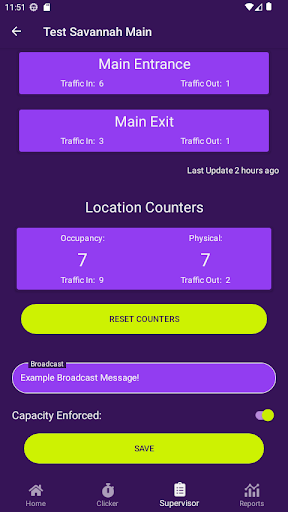 CLICR Screen 2