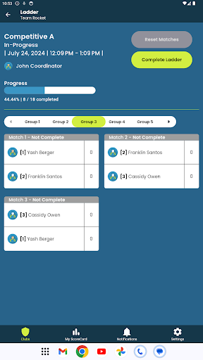 ScoreCard - Sports Automation