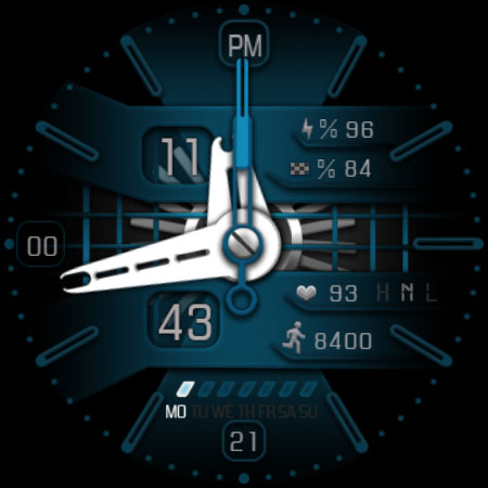 W-Design WOS056 - Watch Face screenshot 4