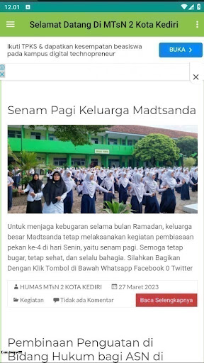 PPDB MTsN 2 Kota Kediri Screen 2