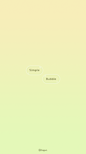 Android application 카카오톡 테마 - 심플 버블_레몬 그린 screenshort