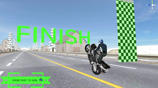 Android application VR Traffic Bike Racer 360 screenshort