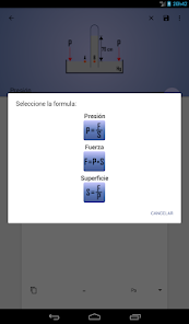 Screenshot 16 Fórmulas de Física - Physics android