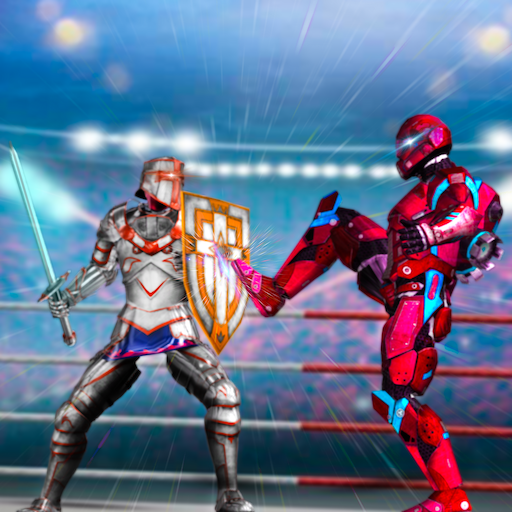 Robot Ring Fighting-Superhero Robot VS Steel Robot