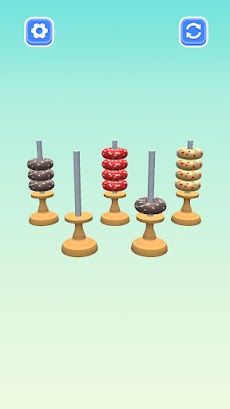 Donut sort Puzzleのおすすめ画像2
