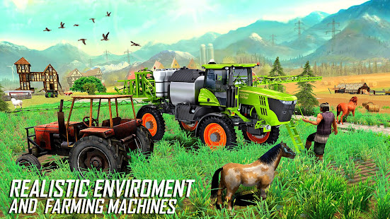 Farming sim 21 Real IndianTractor simulator Games apkdebit screenshots 7