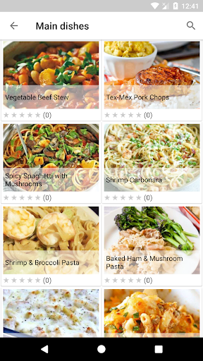 Easy Recipes Screen 2