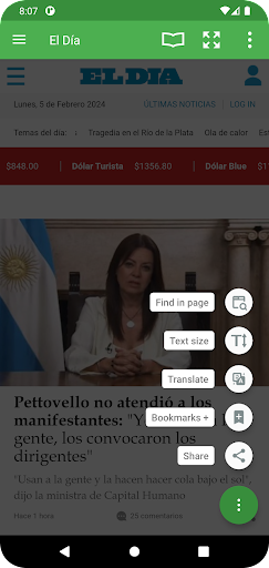 Periódicos argentinos Screen 2