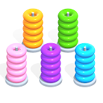 Cover Image of Tải xuống Color Hoop Stack - Sort Puzzle 1.0.1 APK