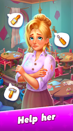 Android application CELLS - Tile Matching Games screenshort