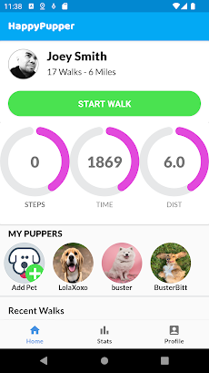 HappyPupper Dog Walks Trackerのおすすめ画像1