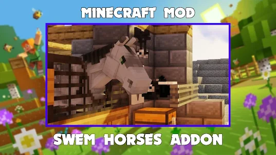SWEM Horses Mod for Minecraft