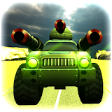 Mad max - crazy monster truck icon