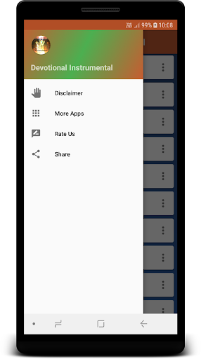 Android application Devotional instrumental screenshort