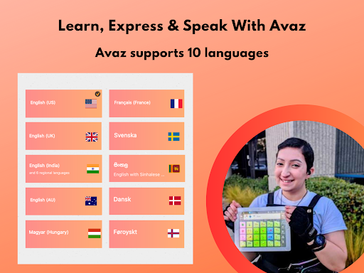 Android application Avaz AAC screenshort