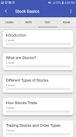 screenshot of Learn Stock Trading Basics & S