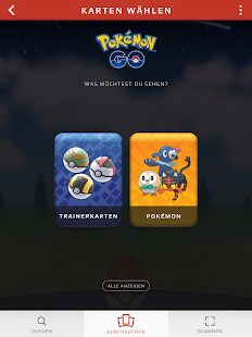 Pokémon Kartendex Screenshot