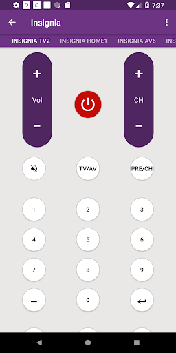 Insignia Universal Remote Screenshot 4 - AppWisp.com