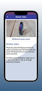 Mi Band 4 smart watch Guide
