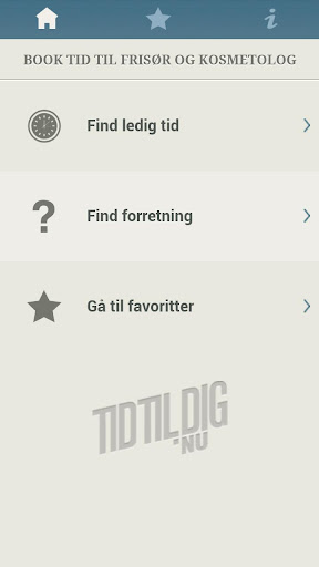 Android application Tidtildig.nu screenshort
